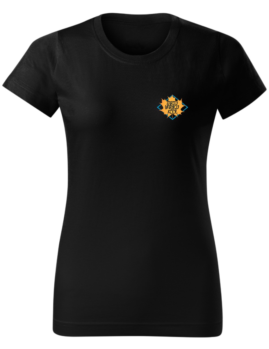 Naiste T-särk, must