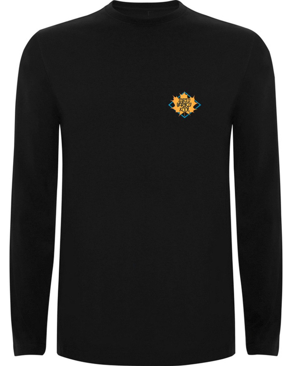 Unisex pikkade varrukatega särk, must