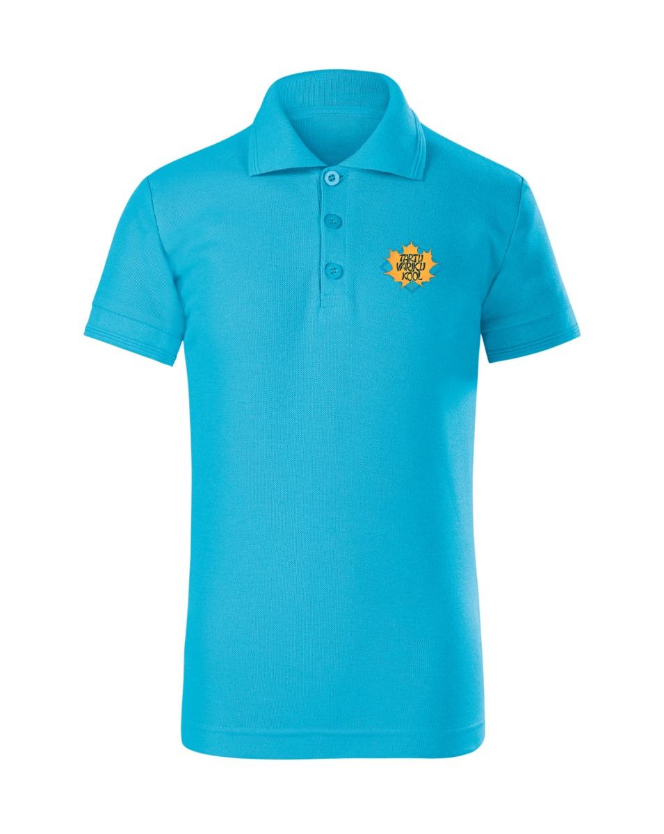 Laste kitsas polosärk, türkiis