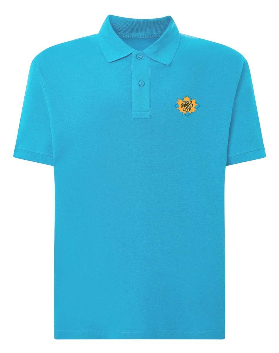 Meeste polosärk, türkiis