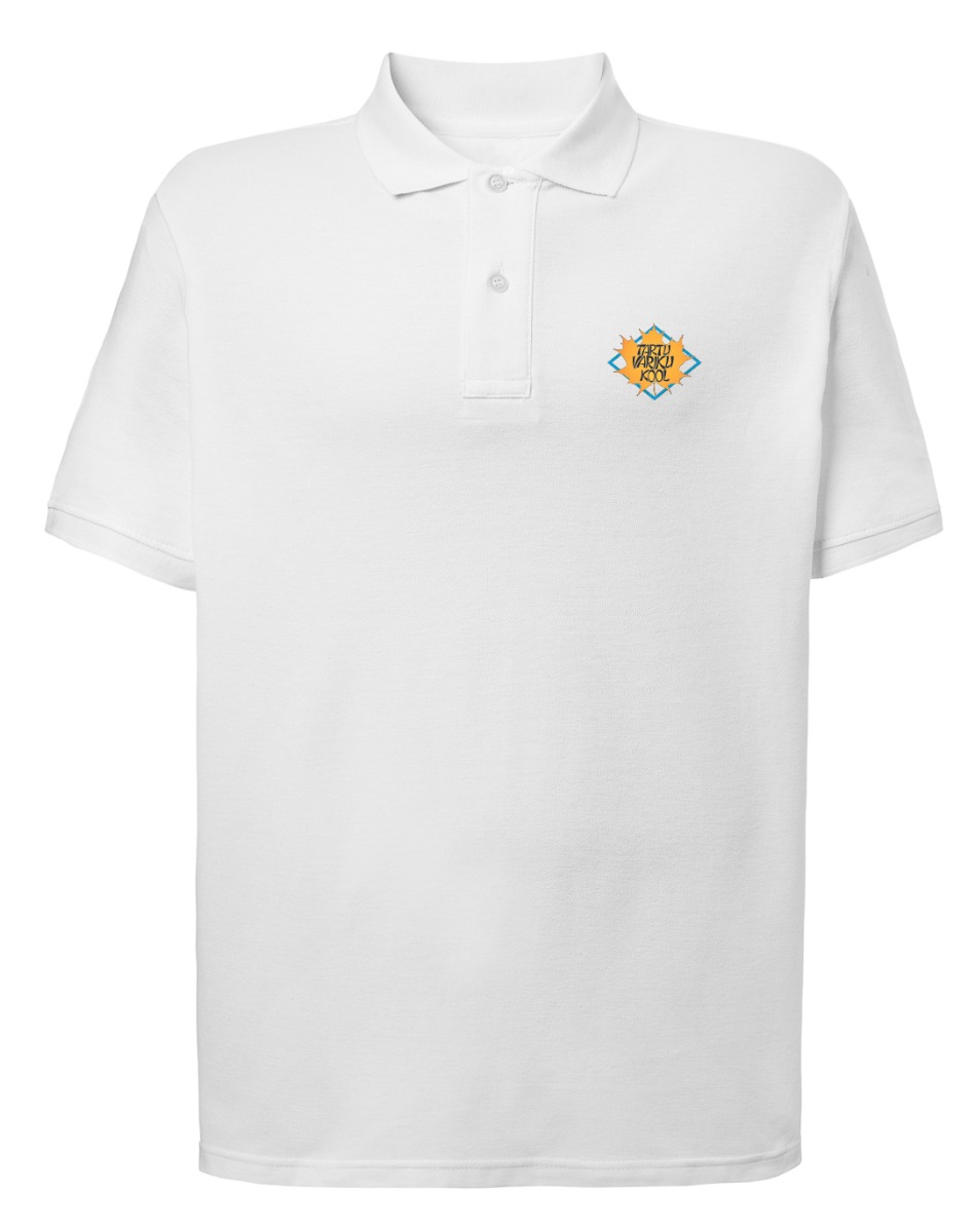 Meeste polosärk, valge